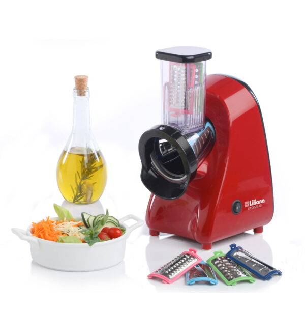 RALLADOR LILIANA ASM100 EASYSALAD 250W BORDO 4 EN 1