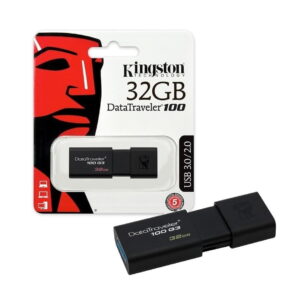 PEN DRIVE KINGSTON DT100G3 32GB 3.0 DATA TRAVELER