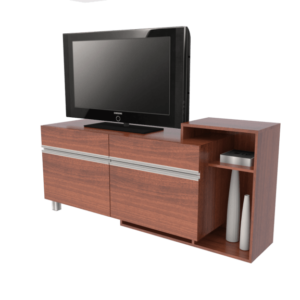 MESA TABLES ART1037-CWH TV/LED 56" WENGUE CHIARO DISC