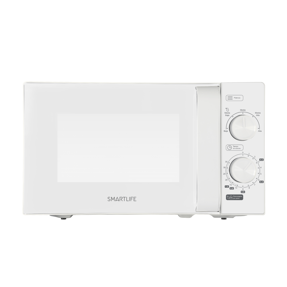MICROONDAS SMART LIFE MECANICO BLANCO SL-MW020MMW - Imagen 4