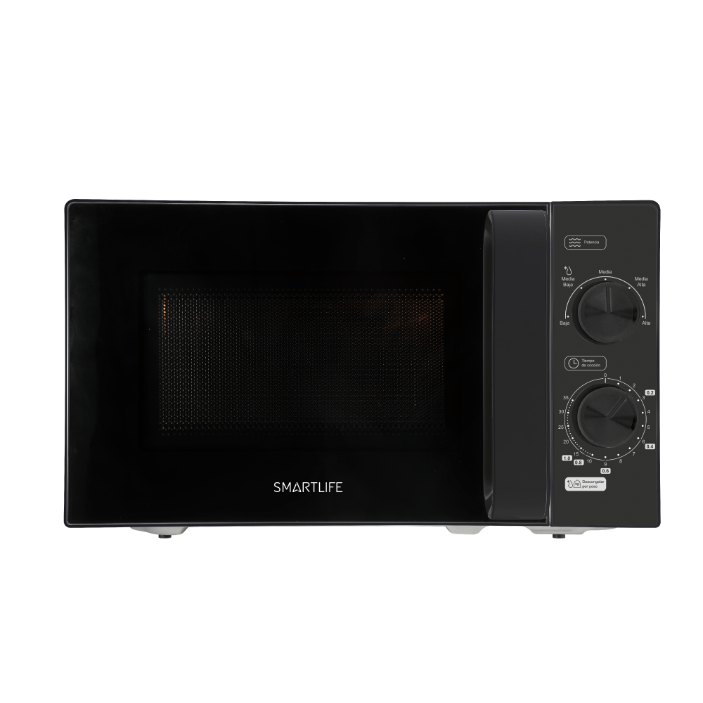 MICROONDAS SMART LIFE MECANICO NEGRO SL-MW020MMB - Imagen 2