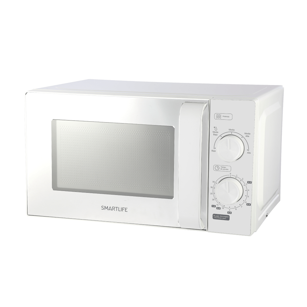 MICROONDAS SMART LIFE MECANICO BLANCO SL-MW020MMW