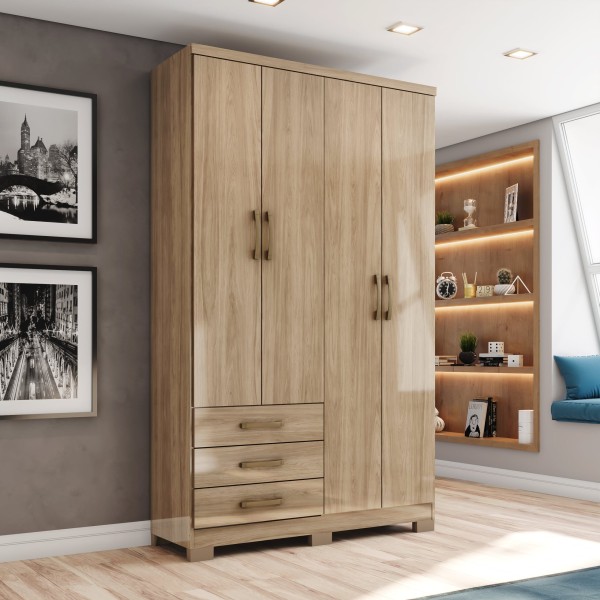PLACARD HENN 4 PUERTAS 2 CAJONES DA135-127 - Imagen 3
