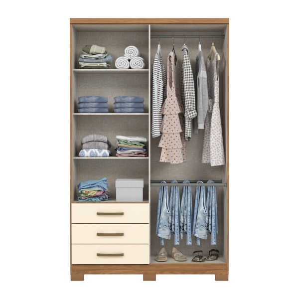 PLACARD HENN 4 PUERTAS 2 CAJONES DA135-127 - Imagen 4