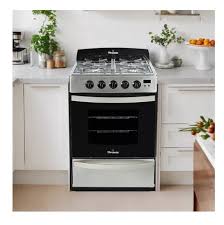COCINA FLORENCIA 5558F INOXIDABLE LUZ ENCENDIDO
