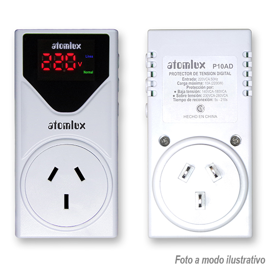 PROTECTOR DE TENSION ATOMLUX P-10AD AUTOMATICO