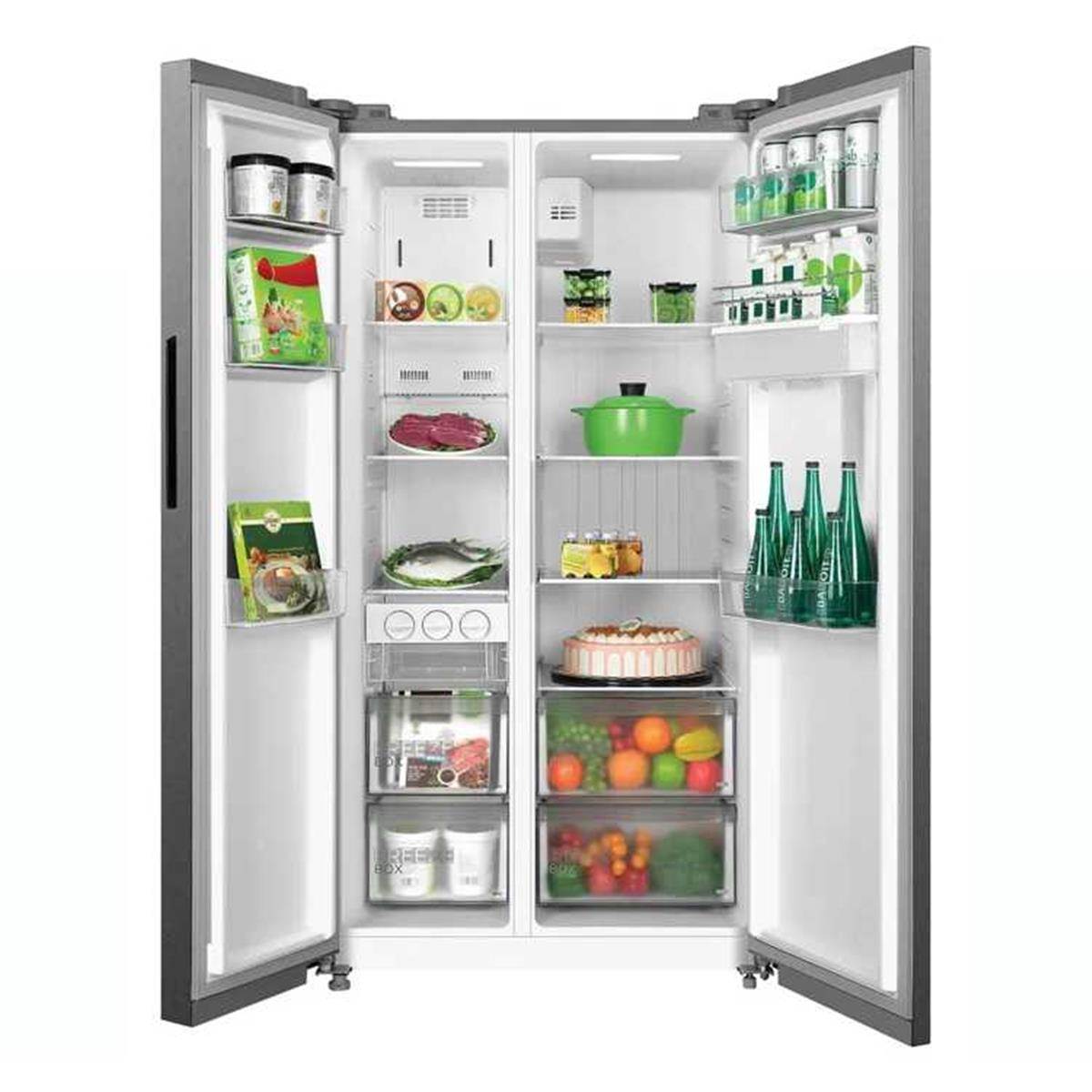 HELADERA MIDEA MDRS710FGE46 SIDE BY SIDE INOX - Imagen 2