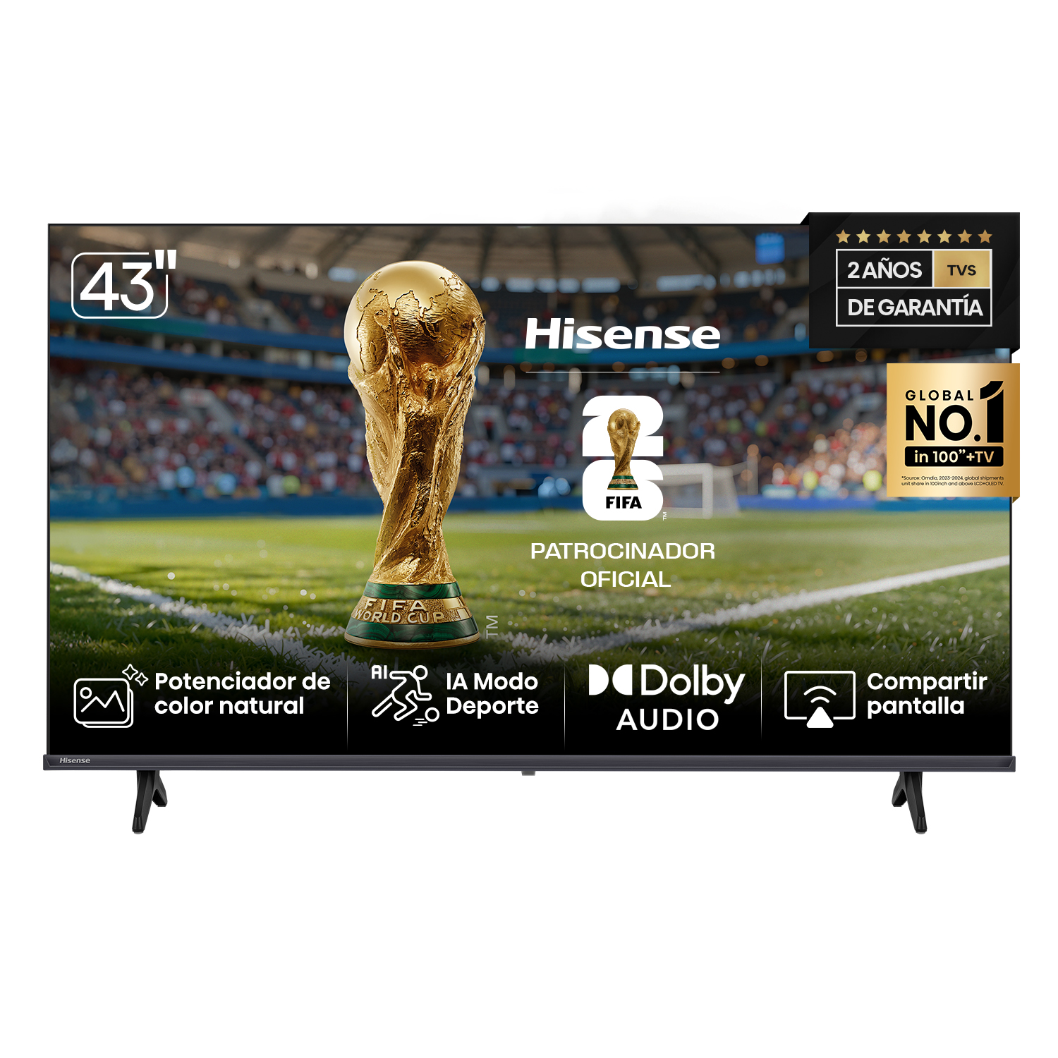 LED 43 HISENSE 43A42K
